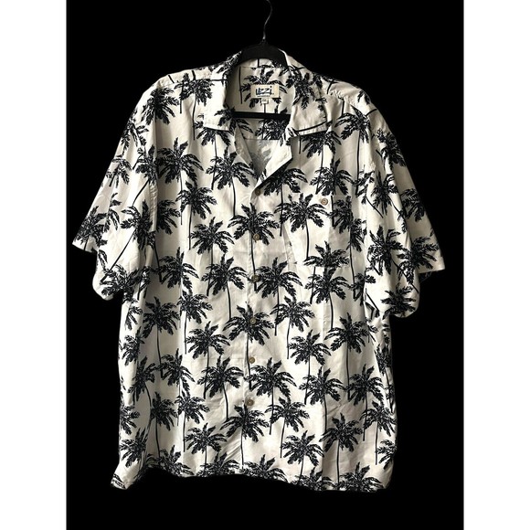 UZZI Amphibious Gear Men's Shirt Sz. XXL Hawaiian Palm Short Sleeve Light Weight - Picture 4 of 6